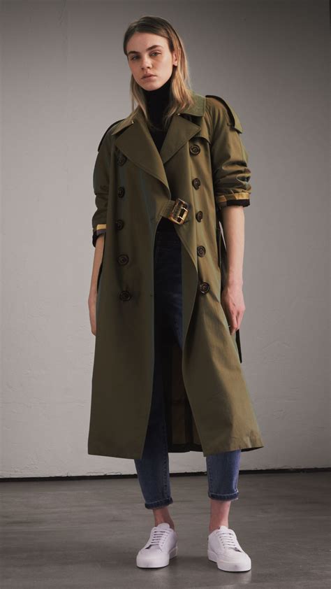 burberry waltford olive coat|Burberry trench coat women.